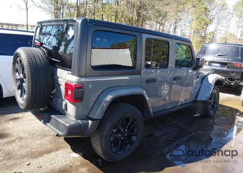 2023 Jeep Wrangler 4Xe Sahara 4X4 from USA, damaged, VIN 1C4JJXP61PW519697